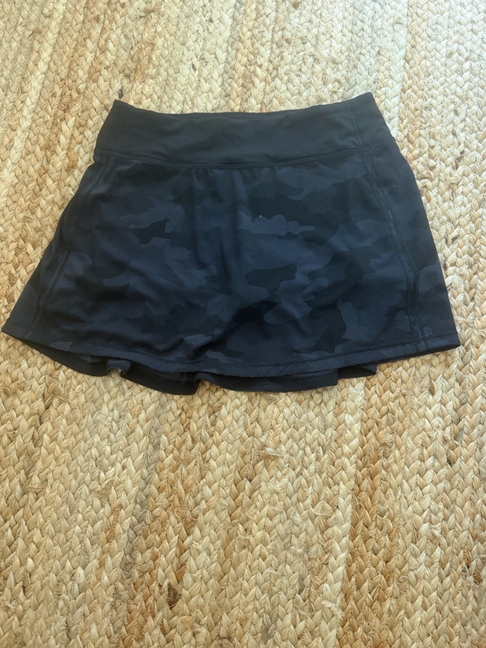 lululemon athletica Black Camo Athletic Skort